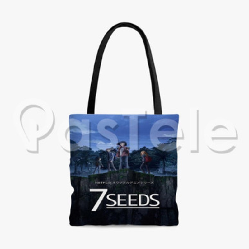 7 Seeds Custom Personalized Tote Polyester Cotton Bags Unisex