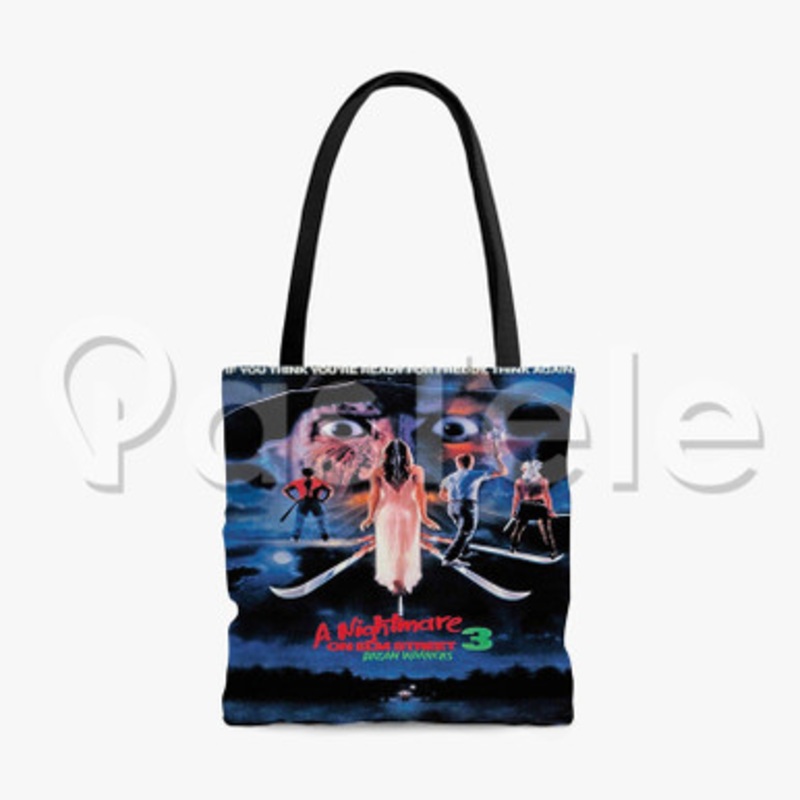 A Nightmare on Elm Street 3 Dream Warriors Custom Personalized Tote Polyester Cotton Bags Unisex
