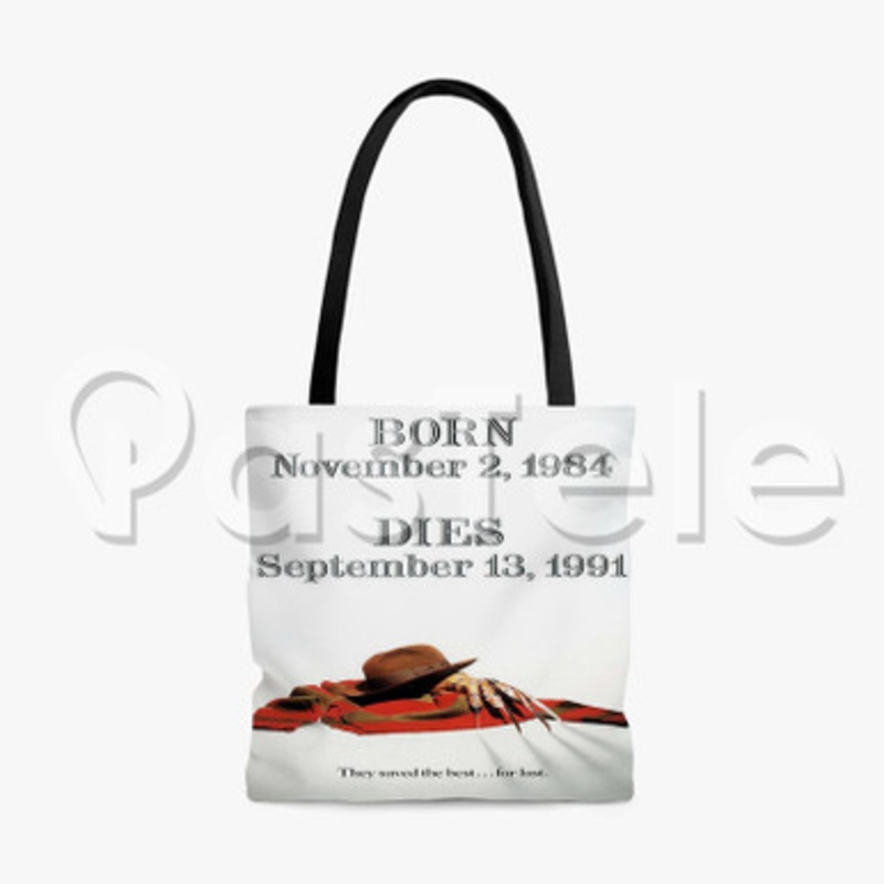 A Nightmare on Elm Street Freddy s Dead The Final Nightmare Custom Personalized Tote Polyester Cotton Bags Unisex