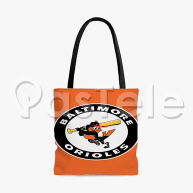 Baltimore Orioles Custom Personalized Tote Polyester Cotton Bags Unisex