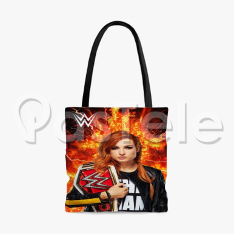 Becky Lynch WWE Custom Personalized Tote Polyester Cotton Bags Unisex