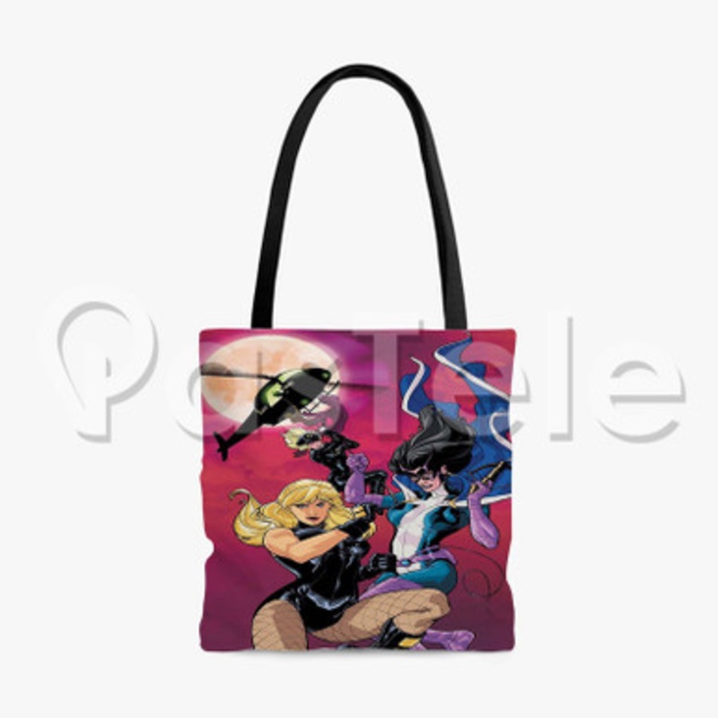 Birds of Prey DC Comics Custom Personalized Tote Polyester Cotton Bags Unisex